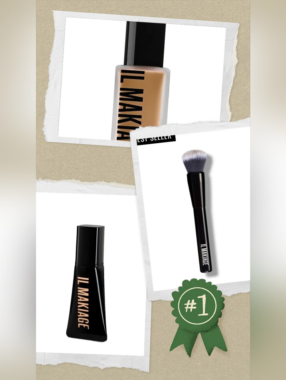 Il Makiage Foundation & IM Foundation Blending Brush - Choose 1 of 3 Shades